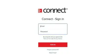 McGraw-Hill Connect screenshot