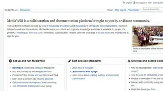 MediaWiki screenshot