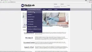 Medical Lab LMS screenshot