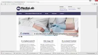 Medical Lab LMS screenshot