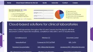 Medical Lab LMS screenshot