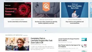 Medscape screenshot