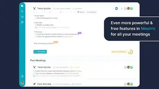 Meetric screenshot