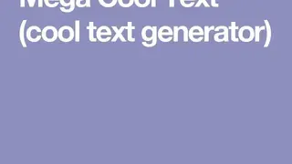 Mega Cool Text screenshot