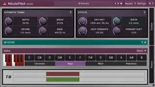 MeldaProduction MAutoPitch screenshot