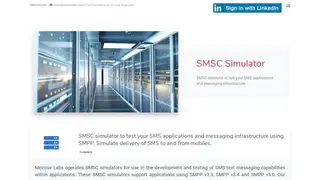 Melrose Labs SMSC Simulator screenshot