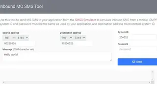 Melrose Labs SMSC Simulator screenshot