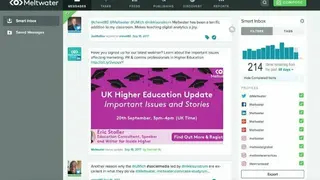Meltwater Buzz screenshot