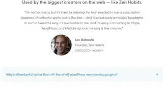 Memberful screenshot