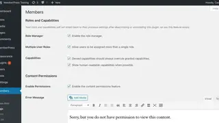 Members – Membership & User Role Editor Plugin screenshot