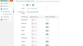 Members Portal screenshot