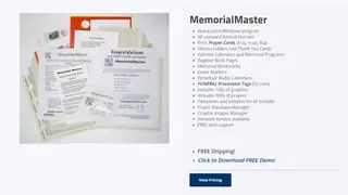 MemorialMaster screenshot