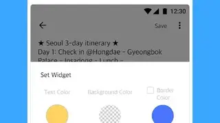 MemoWidget screenshot