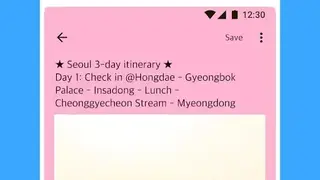 MemoWidget screenshot