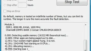 MemTest64 screenshot