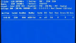 Memtest86+ screenshot