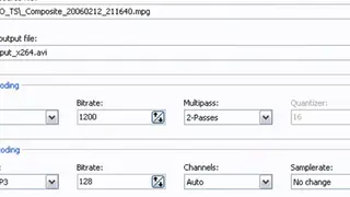 MEncoder screenshot