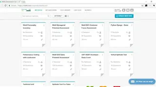 Mercer Mettl Online Assessment screenshot