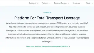MercuryGate screenshot