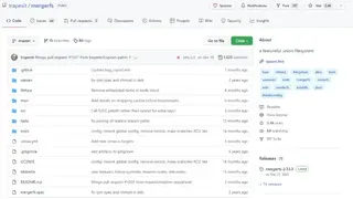 Mergerfs screenshot
