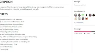 Mergerfs screenshot