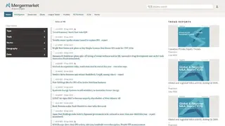 Mergermarket screenshot