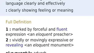 Merriam Webster screenshot