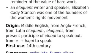 Merriam Webster screenshot