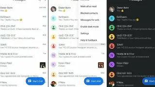 Messages screenshot