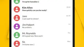Messages screenshot