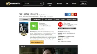 Metacritic screenshot