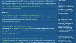 MetaFilter screenshot