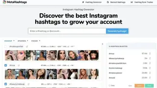 MetaHashtags screenshot