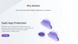 Metallic SaaS Backup & Recovery screenshot