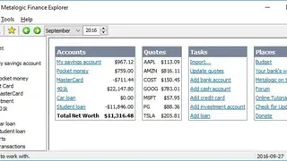 Metalogic Finance Explorer screenshot
