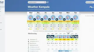 Meteoblue screenshot