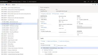 Metering and Contract Management System (MECOMS) screenshot