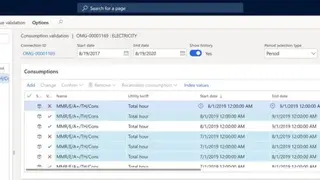 Metering and Contract Management System (MECOMS) screenshot