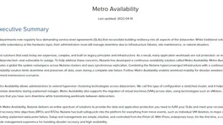 Metro Availability screenshot