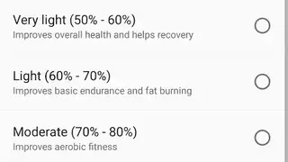 Mi Heart rate screenshot