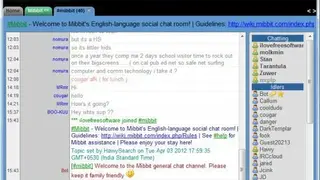 Mibbit screenshot