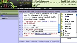 Mibbit screenshot