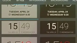MiClock / LG G4 Clock Widget screenshot