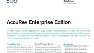Micro Focus AccuRev screenshot