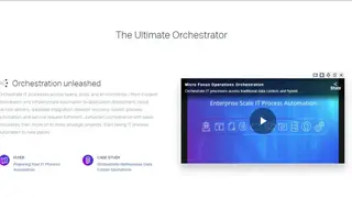 Micro Focus Operations Orchestration screenshot