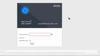 Micro Focus Silk Central screenshot