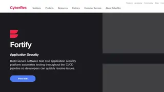 Microfocus Application Security screenshot
