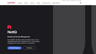 MicroFocus Identity and Access Management screenshot