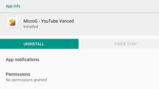 microG screenshot