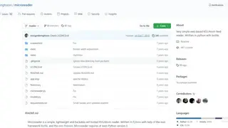 Microreader screenshot